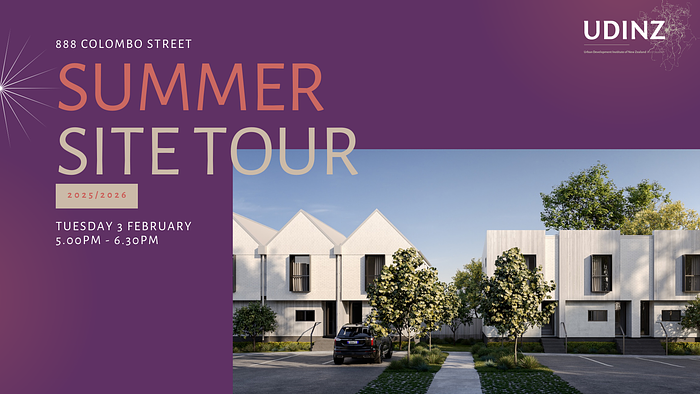 UDINZ Summer Site Tour of 888 Colombo Street logo